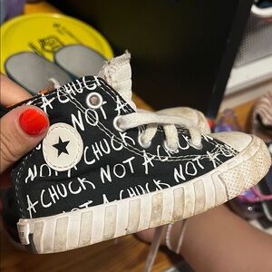 Converse Black and White Kids Sneakers